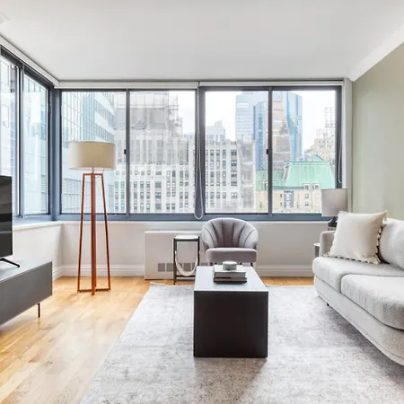 Apartamento Midtown 1Br W Dm Elevator Gym Nr Times Sq Nyc-799